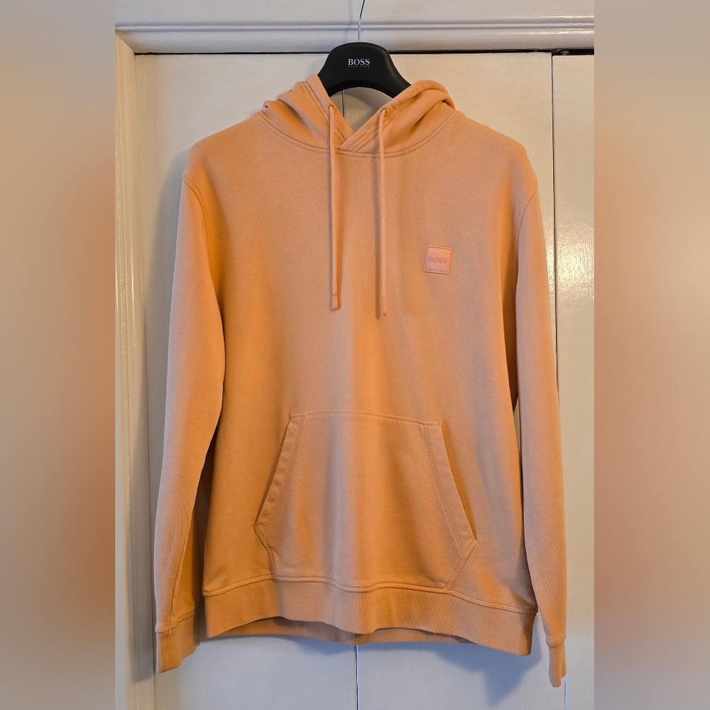 Hugo Boss Wetalk Cotton Pullover Hoodie, Sz L